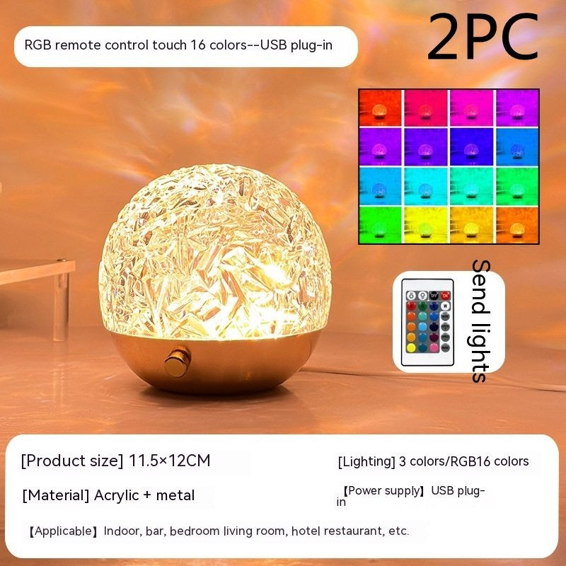 Crystal Mood Projection Light — Ambient Decor
