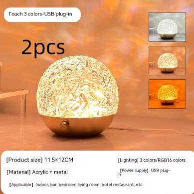 Crystal Mood Projection Light — Ambient Decor
