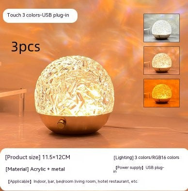 Crystal Mood Projection Light — Ambient Decor
