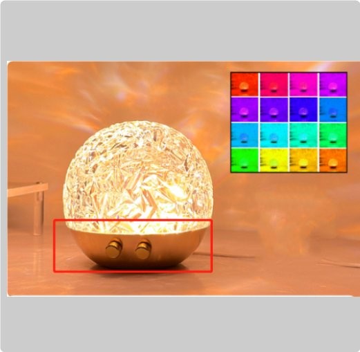 Crystal Mood Projection Light — Ambient Decor