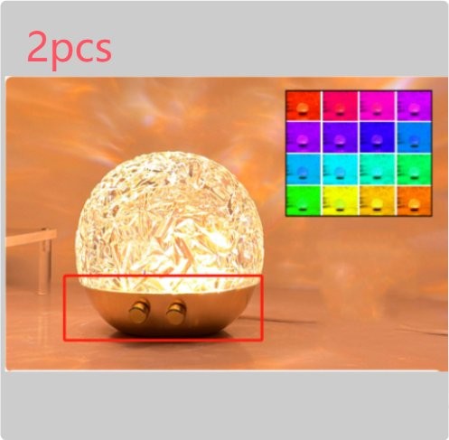 Crystal Mood Projection Light — Ambient Decor