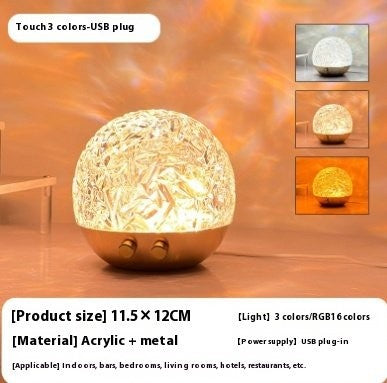 Crystal Mood Projection Light — Ambient Decor