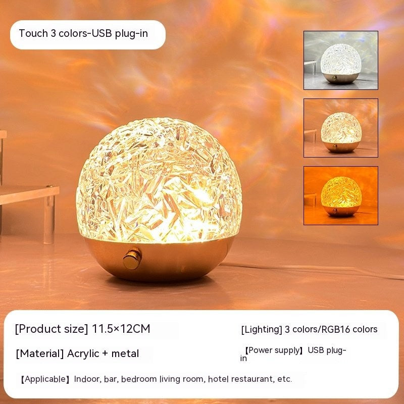 Crystal Mood Projection Light — Ambient Decor