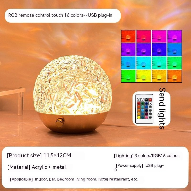 Crystal Mood Projection Light — Ambient Decor