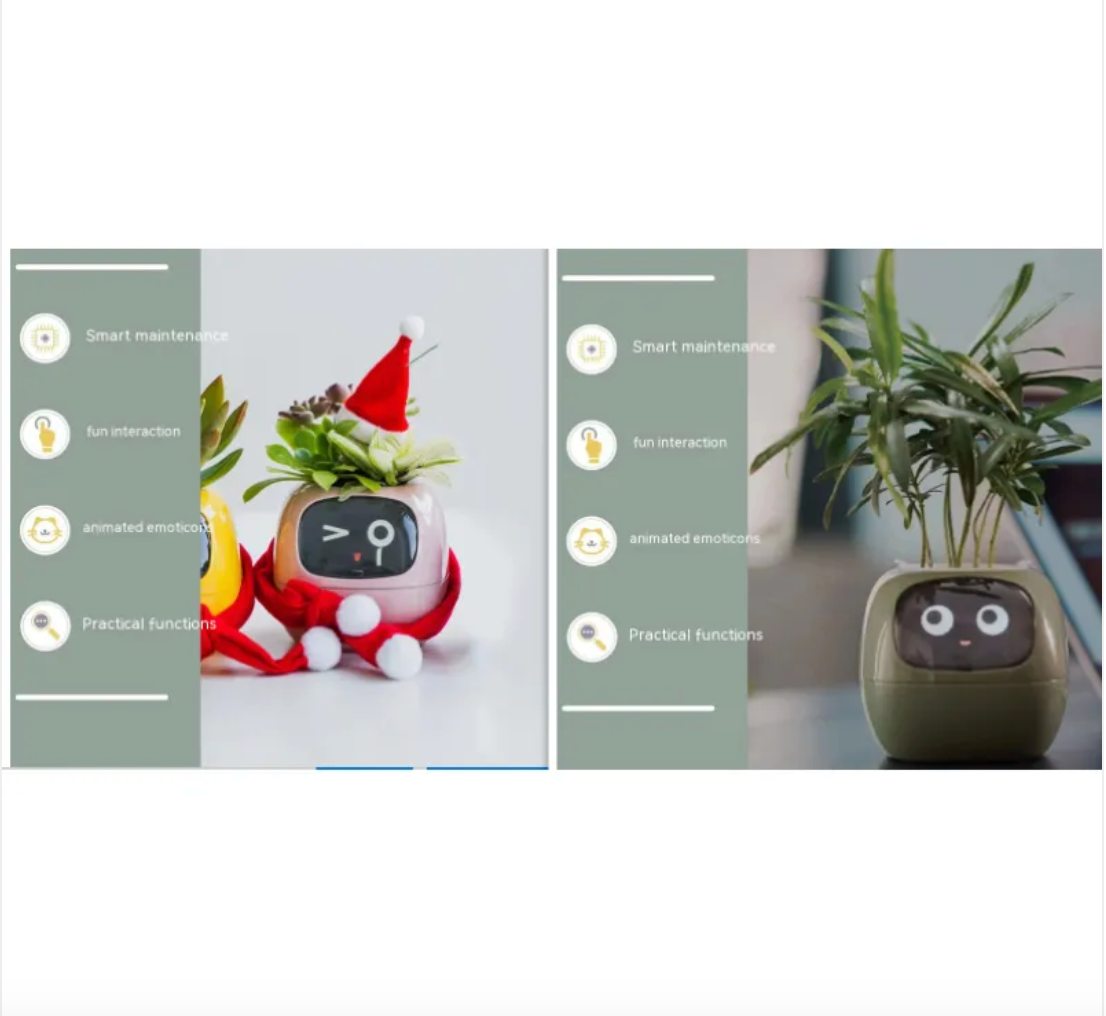 Smart Planter with 49 Expressions