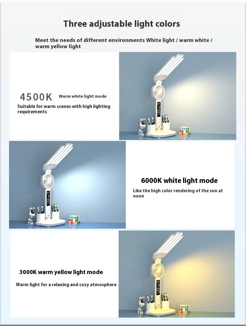 Digital Desk Clock — LED Display